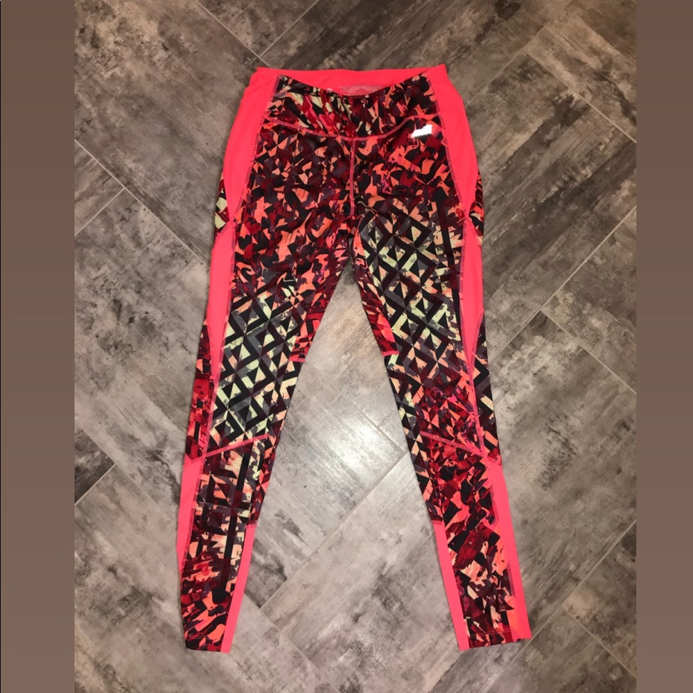 Orange Leggings w/ Design